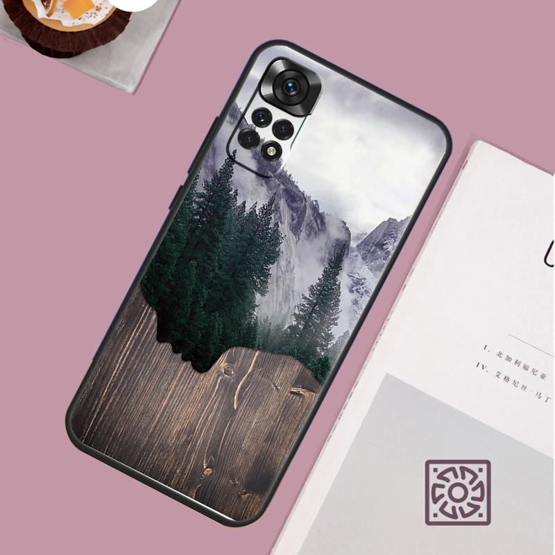 Wood Nature Pattern Case For Xiaomi Redmi Note 14 Pro 13 12 11 10 15 Pro Plus Redmi 15C 15 14C 13C 10C 12C Cover