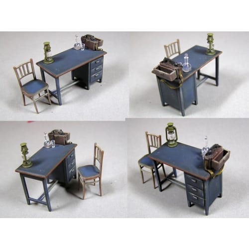 Miniart 1/35 Office Desk & Accessories Plastic Model MA35564