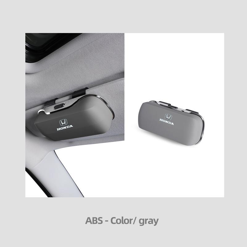 Car Emblem Sun Visor Glasses Case Sunglasses Storage Gift Box For Honda Civic Accord Fit Jazz CRV BRV HRV Insight Pilot Passport RH6