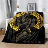 Dark Magician Throws Blanket Super Soft  mythical fantasy kawaii Blanket for Travel Bedding Couch Sofa Bed Blanket Birthday Gift