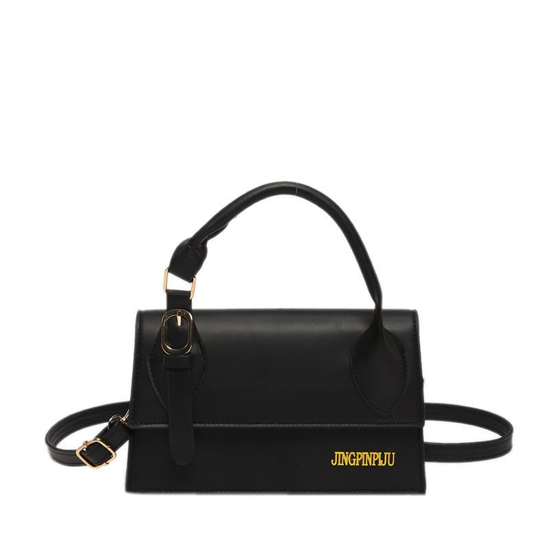 Chic Fashion Street Style Medium Square Bag Pu Leather Crossbody Handbag 2024