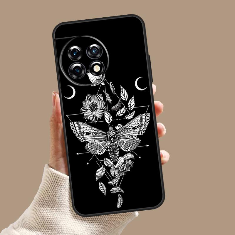 Occult Witchcraft Moon Gothic Witch Case For OnePlus Nord CE 3 Lite CE4 2 2T N10 N20 N30 OnePlus 12 11 9 10 Pro 8T 10T 12R Cover