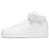 Nike Air Force 1 '07 Air Force 1 Slip Resistant Abrasion Resistant Mid top Skateboard Shoes Men's Gray Red White CW2289-111(Team131-)