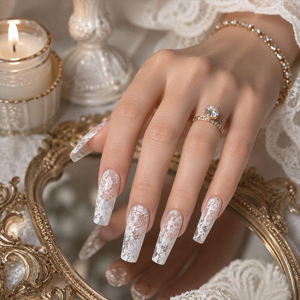 Laser Nail Stickers Black White Nail Decals Fashion Manicure Decals Manicure DIY