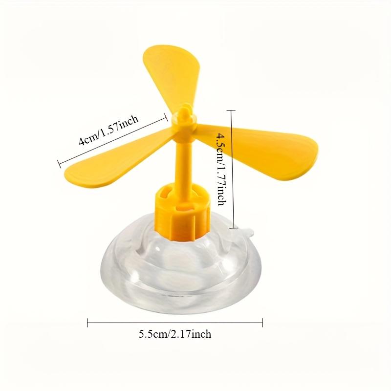 1pc Creative Suction Cup Motorcycle Helmet Decoration Pinwheel Bicycle Helmet Decoration Propeller Shape Helmet Accessories