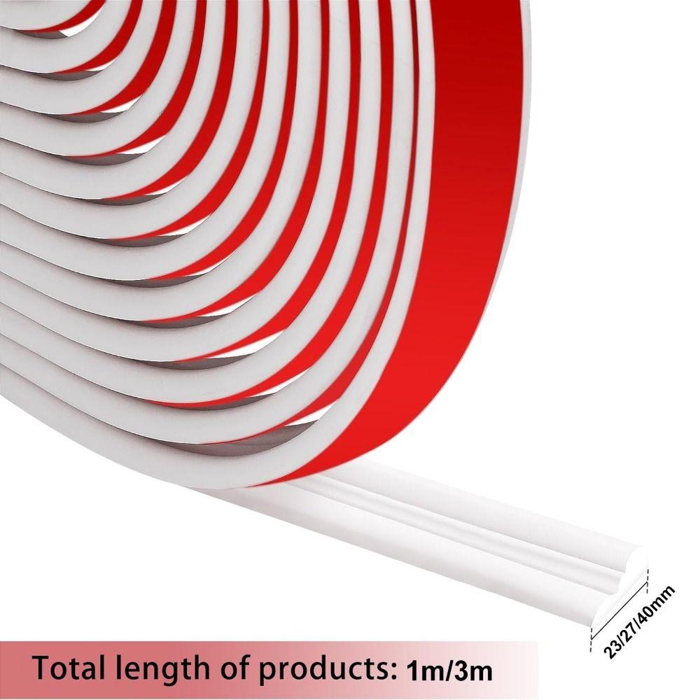 Self-Adhesive Chair Rail Panel Molding TPE Wall Protector NEW Wall Decoration Molding Trim  Mirror