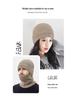 Men's Winter Wool Knit Hat with Ear Covers for Outdoor Travel and Cycling.