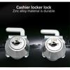 Hotel Shop Cash Tray Box Lock Replacement Supermarket Money Case Locks Cylinder Coin Bank Repair Modified Hardware
