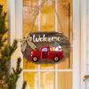 Welcome Sign Magnetic Wooden Gnome Decor Holiday Decor Wooden Welcome Sign For Indoor Wall Window Living Room Entrance Garden