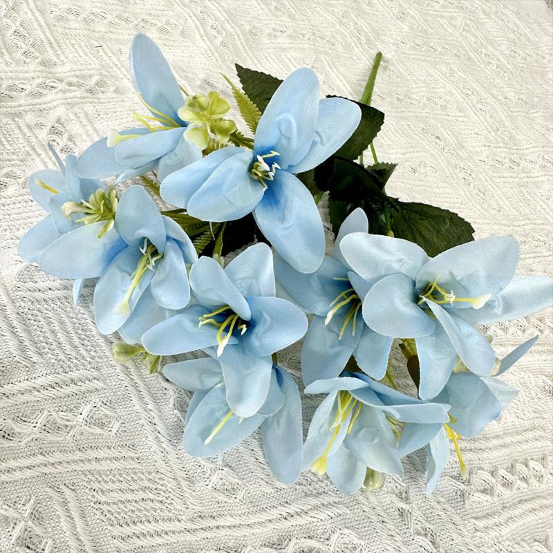 Simulated Lily Plants Wedding Hotel Restaurant Room Decoration Desktop Ornament