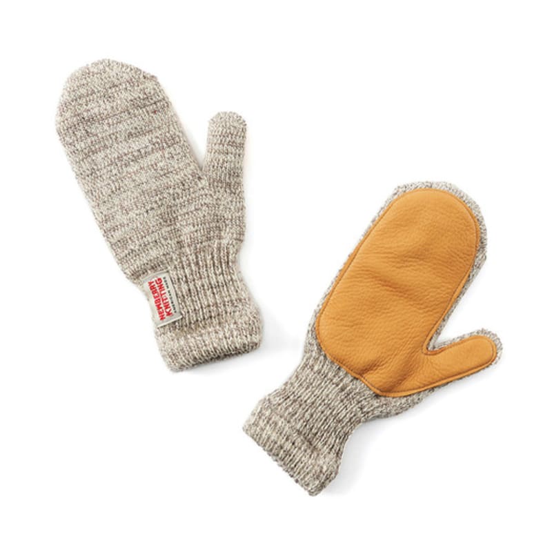 NEWBERRY KNITTING Semišové palčáky - Ovesné vločky