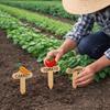15PCS Wooden Garden Flower Labels Reusable Vegetable Name Tag Plant Markers  Indoor Plants