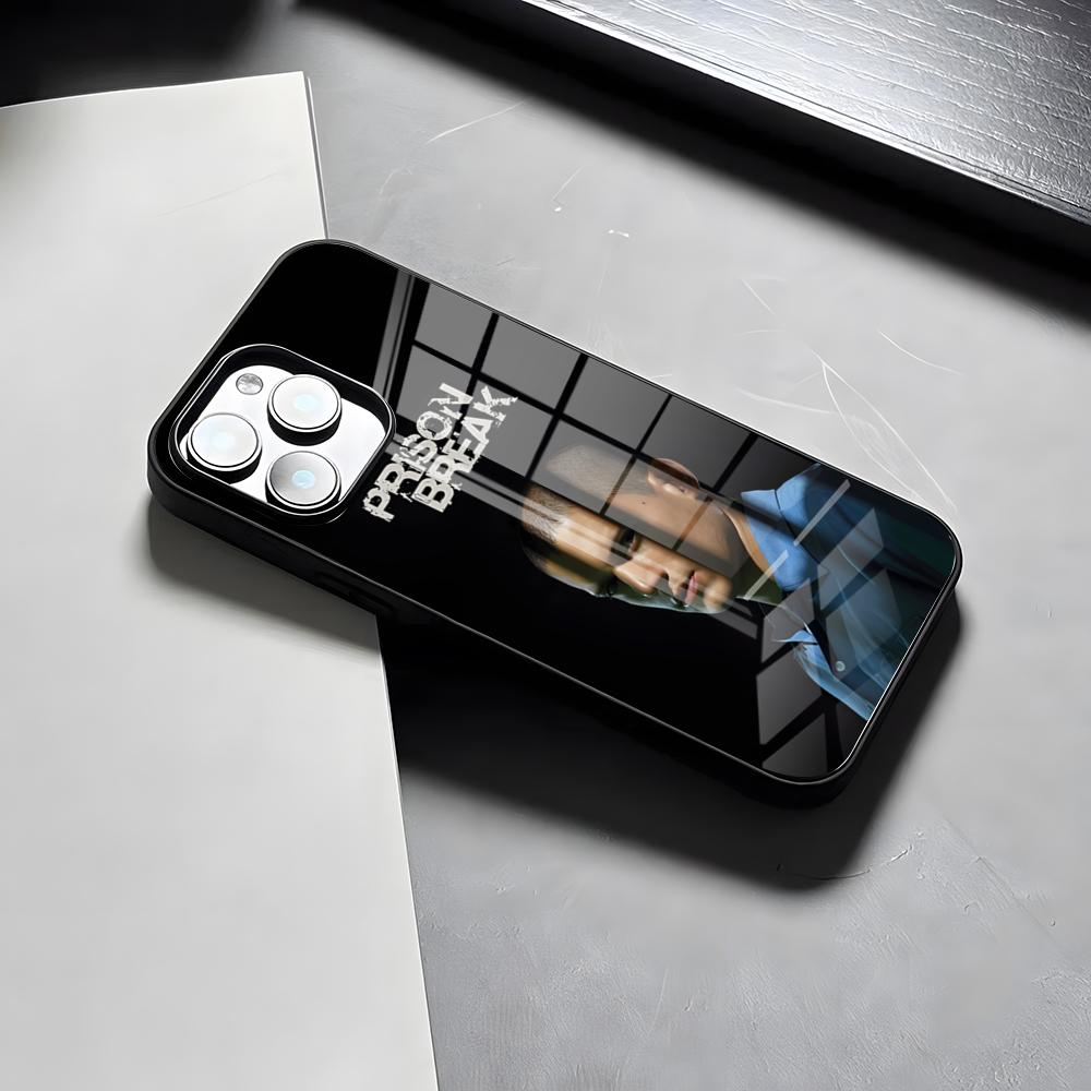 TV P-Prison Break Phone Case For IPhone 17 Pro Max 15 Pro 16 14 Plus 12 13 Mini 11 Pro Shockproof Glass Cover iPhone15