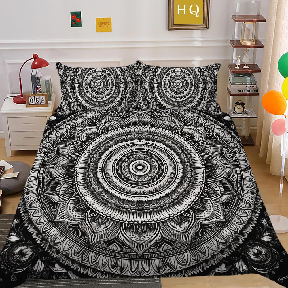 Acasă Seturi de lenjerie de pat cu imprimare cu microfibră Față de pernă Adolescenți Huse pilote Bărbați Dimensiune dublă Textile de casă de rang înalt