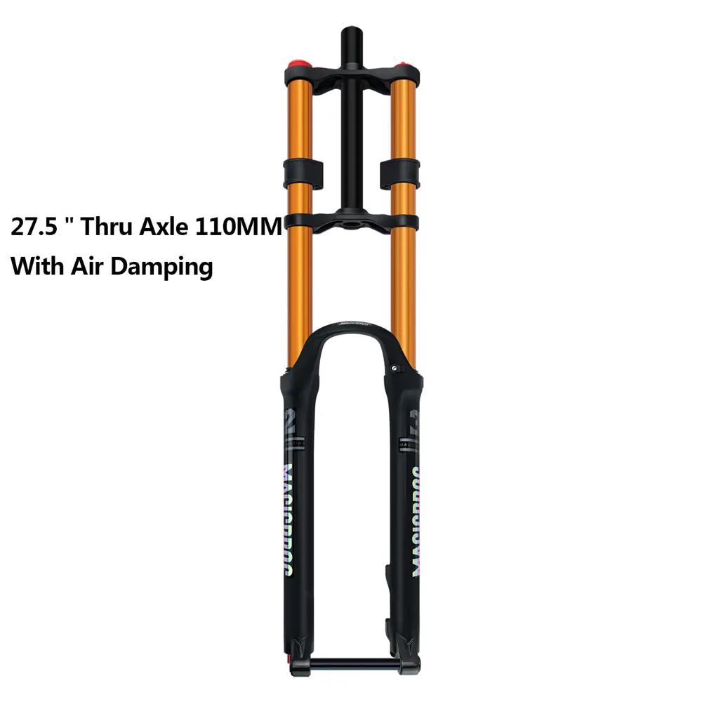 MAGICBROS MG-FK328A Double Shoulder MTB Air Fork 180mm Travel 26/27.5/29" QR/TA Axle 32mm Stanchion Aluminum-Magnesium Alloy