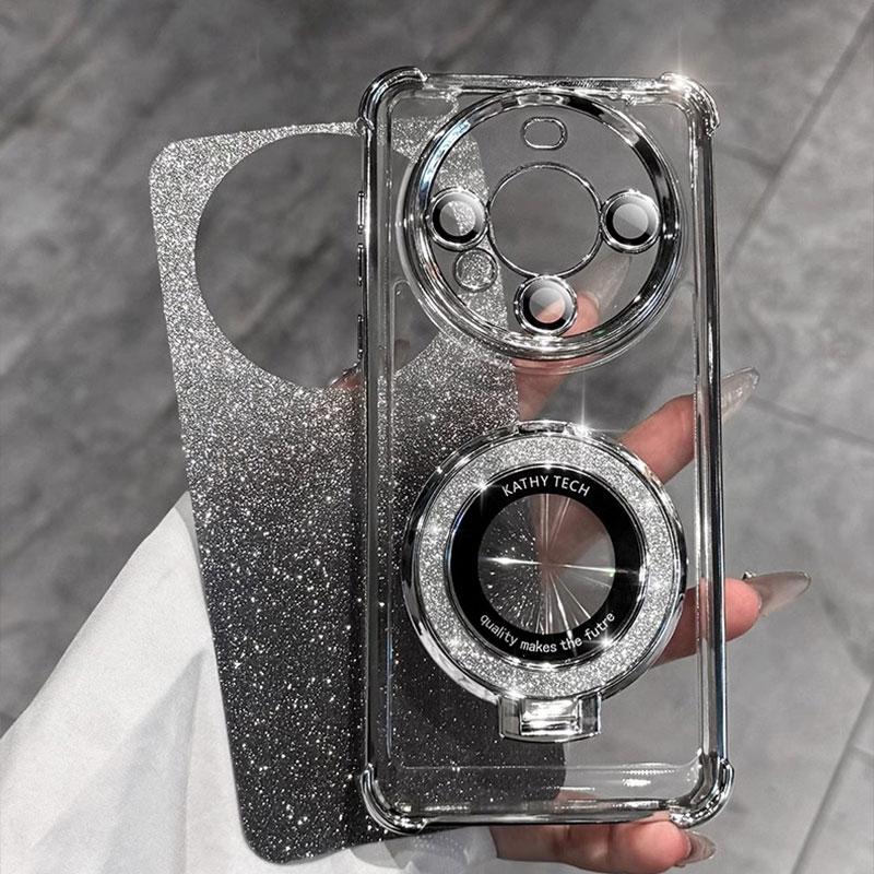 Shockproof Case for Samsung Galaxy S26 S25 FE S24 Plus S23 S22 Ultra A56 A36 A26 A17 A57 A37 Glitter Stand Holder Bracelet Cover