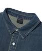 Eonoideu One Pocket Washed Denim Short Sleeve Shirt Lq2Yu347_Dark Indigo