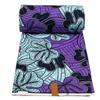 KINOKINO African Print Fabric (Purple C / approx. 540 cm × 110 cm / Polyester)