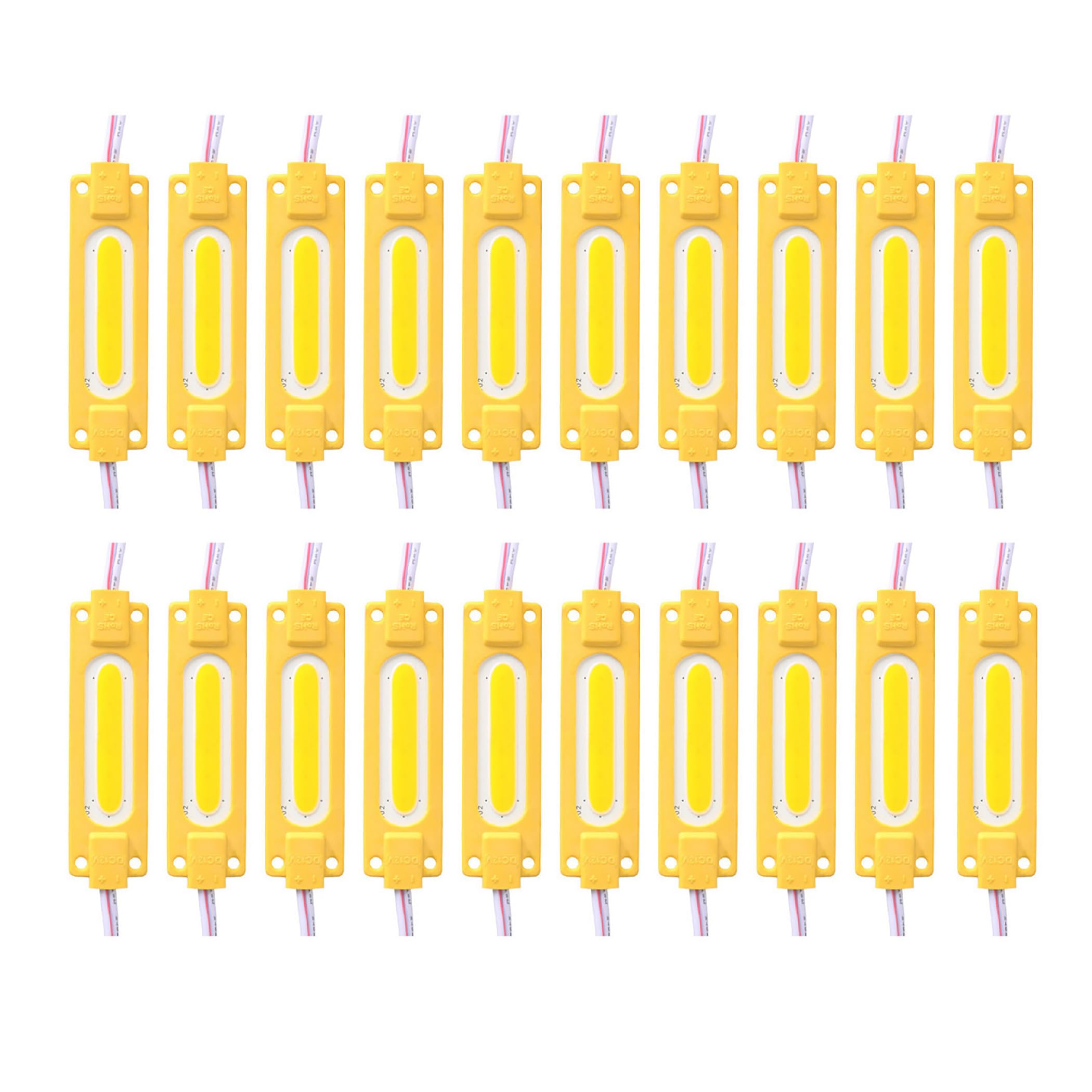 

MOMOIRO SAMURAI 24V LED Downlights, Set of 40, High Brightness, Tire Lights, Work Lights, Roadside Lights, Truck Lamps, Yellow