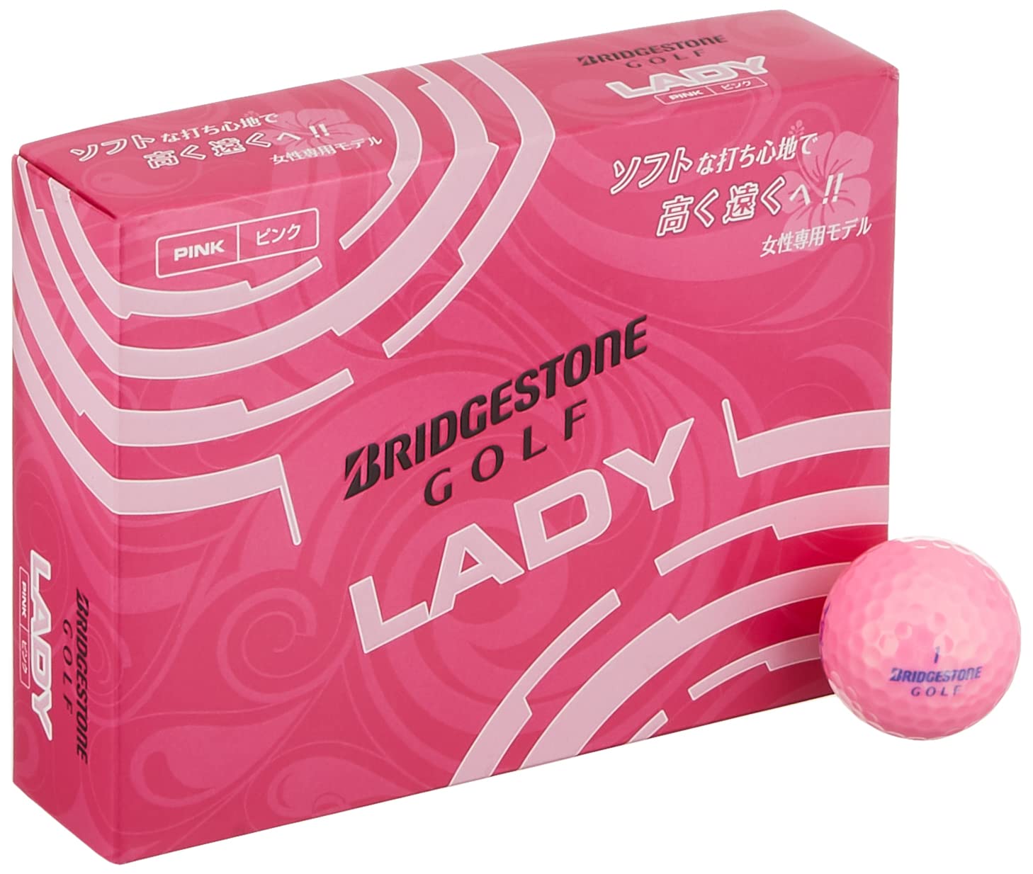

BRIDGESTONE Lady Pink Golf Balls LBPXJ розовый