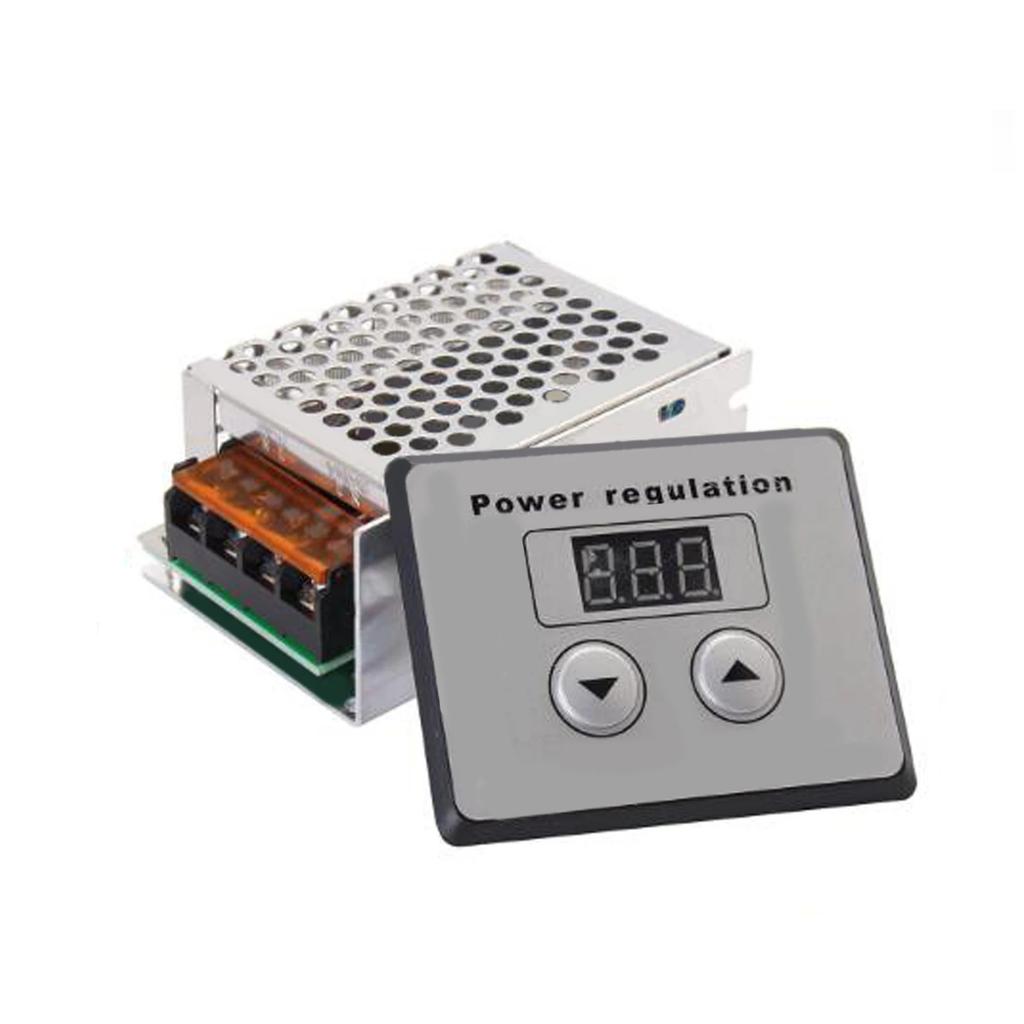 4000W 220V High Power Voltage Regulators SCR Speed Controller Electronic Voltage Regulator Governor Thermostat HR