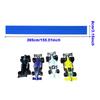 395cm Portable Flex Car Ramp Track Set with 4 Cars Toy Professional , Blue Accessories for Physics
