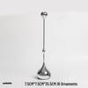 Romantic Silver Water Drop Candlestick for Weddings and Festivals