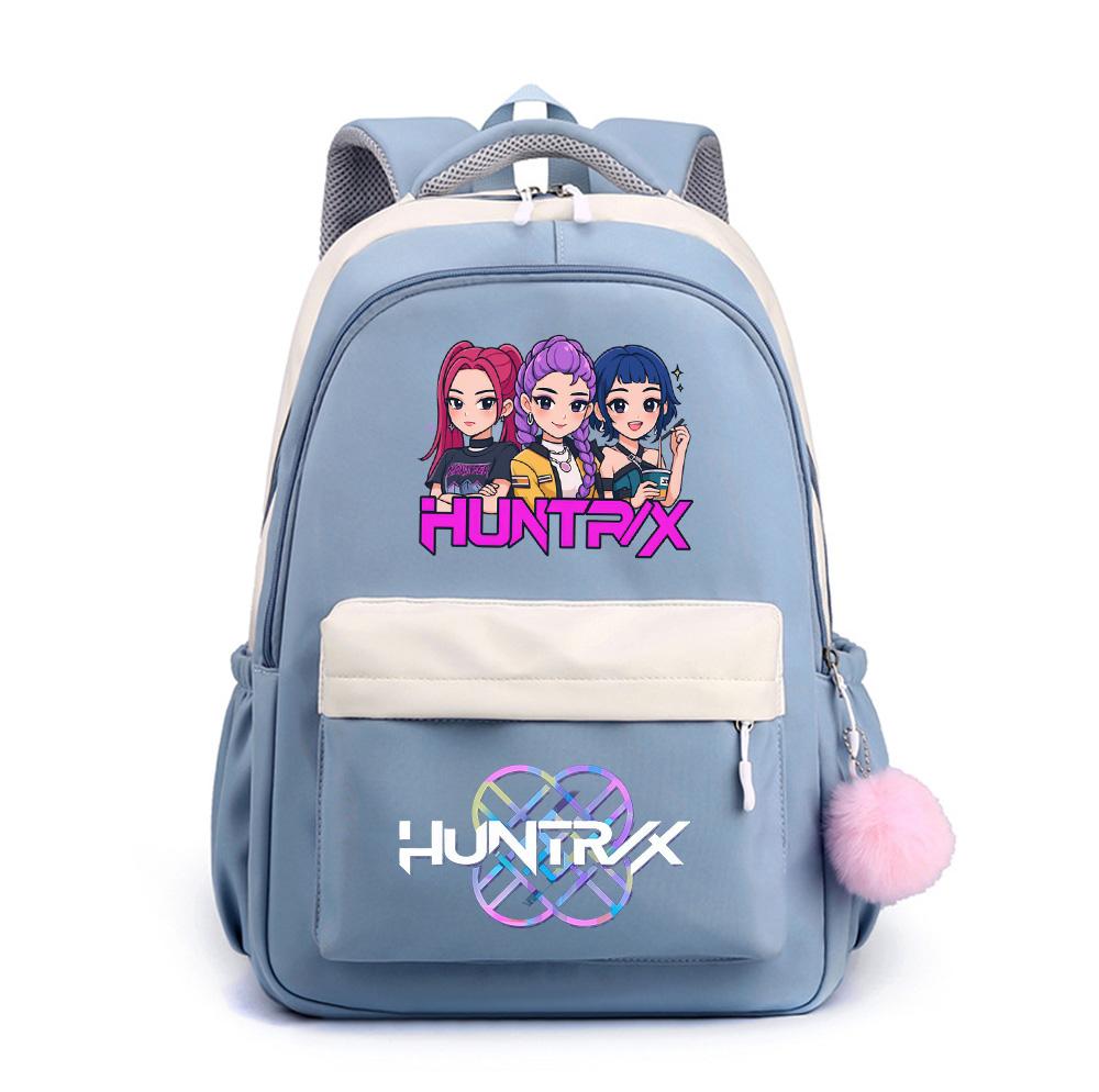 Anime Net Cute K-Pop Printed Backpack for Teenger Student Girl Boy Schoolbag Bookbag Kid Gift Women Large Capacity Waterproof Travel Bag Mochila