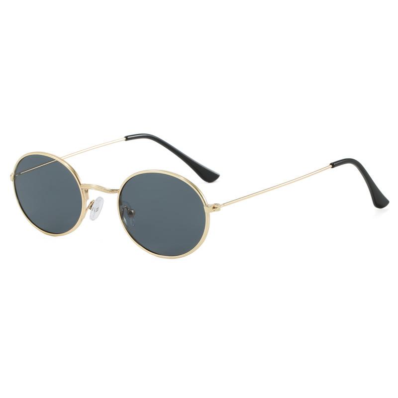 Korean Style Popular Sunglasses Oval Shape Uv400 Protection Men'S Sun Glasses Driving Hiking Female Sunglass