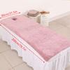 Prosop de pat pentru salon de înfrumusețare din fibră superfină, cu orificiu, SPA, husă de masă pentru masaj, fizioterapie, prosop de baie îngroșați