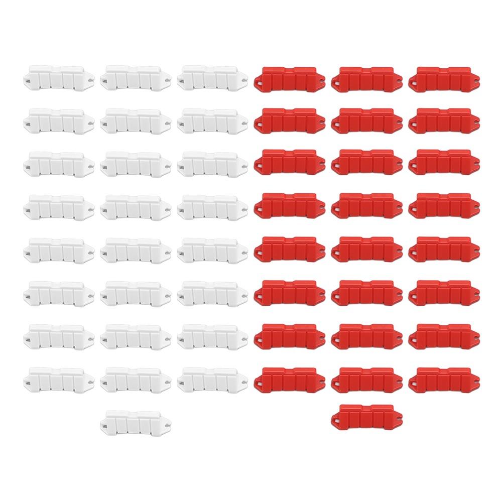 300Pcs Anti-Scratch RC Car Racing Track Red and White Drift Field Fence RC Barriers  Mini RC Car