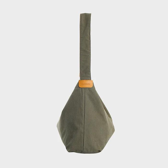 Cotton Adjust Eco Bag - Forest Khaki