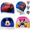 Wholesale Children's Cartoon Swim Cap Boys Girls Baby Colorful Polyester Cute Fashion Cartoon Comfortable Swimming Hat