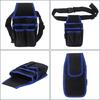Professional Tool Organizers Belt Pouch 600D Oxford Fabric 26cm Compact Size Quick Access Design For Renovation Projects