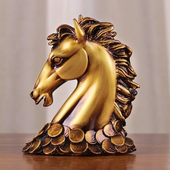 17.98 Cm Coin Horse Head Design Unique Collectible Coin for History Enthusiasts, Perfect Gift for Horse Lovers, Home Décor