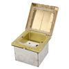 Concealed Floor Socket Brass Space Saving Flame Retardant Heat Resistant Universal Socket 250V