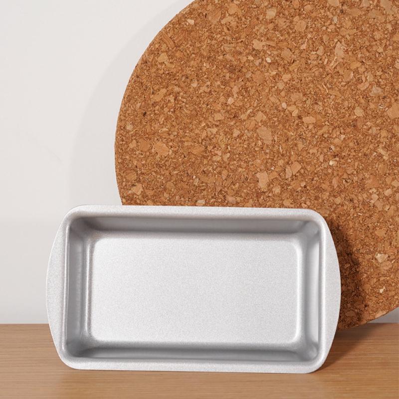 3/6Pcs Mini Toast Bread Mold Carbon Steel Loaf Baking Pan Nonstick Bread Cake Mold Rectangle Fruit Pie Baking Tray For Kitchen