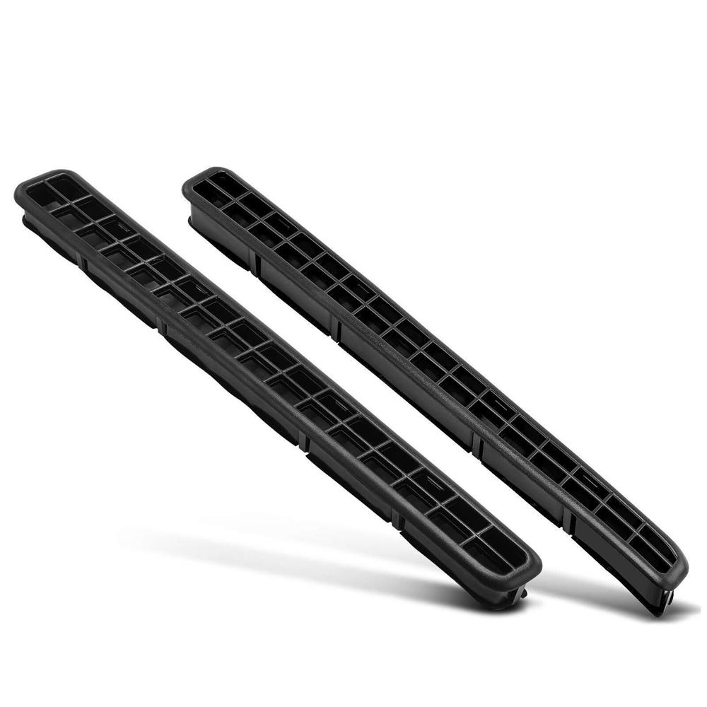 2Pcs  Left & Right Hard Top Exhauster Vent for Jeep Wrangler TJ 1997-2002 Black