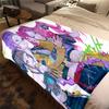 KPop Demon Hunters Warm Flannel Blanket, Printed for Bed Sofa Chair, Ideal for Picnic Travel Home -HYQ8