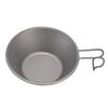 Ultralight Camping Cookware Outdoor Camping Picnic Bowl Cup with Folding Handle for Hiking
