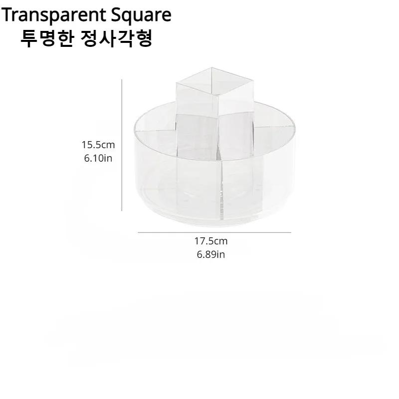 

Поворотный ящик для хранения косметики, акриловый прозрачный плоский стеллаж для хранения для макияжа, настольный туалетный столик, стеллаж для хранения