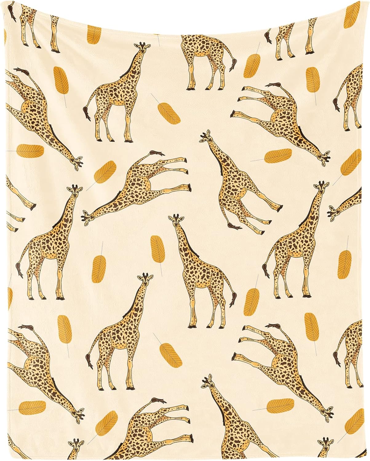 

Cute Giraffe Blanket Giraffes Fleece Throw Blanket Super Soft Warm Cozy Fuzzy Plush Giraffe Gifts for Girls Boys Kids Room Decor 75x90cm