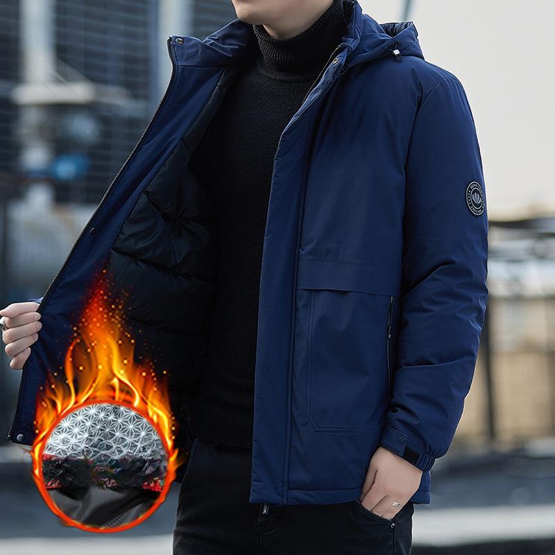 

Флисовая утолщенная хлопковая одежда мужская универсальная куртка мужская весенне-осенняя повседневная спортивная верхняя одежда для активного отдыха модное мужское пальто 5XL