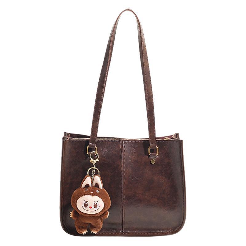 Large capacity bag women's 2025 new trendy fashion shoulder tote bag versatile niche casual portable