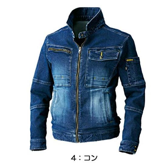 Toraichi Stretch Hickory Size L to Japanese size 8940-554 Rider's Jacket, Men's, (equivalent L)