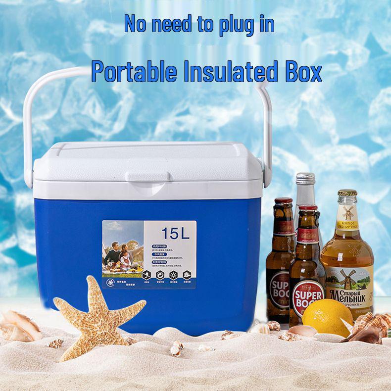 Portable Insulated Refrigerated Box for Home, Car, and Outdoor Use