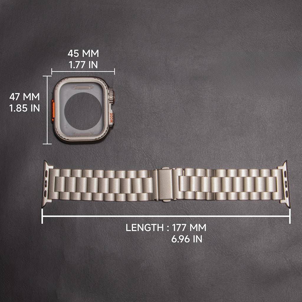 Custodia+Cinturino per Apple Watch Ultra 2 Cinturino 49mm 46mm 42mm 45mm 44mm Braccialetto in Acciaio Inossidabile IWatch Serie 10 9 8 7 SE Copertura Metallica