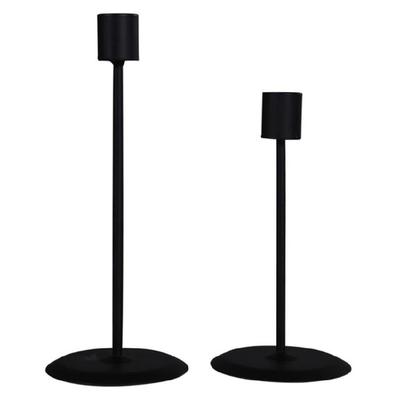 2 Pieces Hotel Home Candle Stand Rack Metal Holder Exquisite Workmanship Durable
