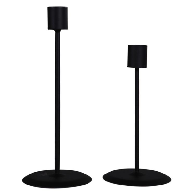

2 Pieces Hotel Home Candle Stand Rack Metal Holder Exquisite Workmanship Durable 1