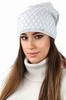 Centuria Viscose Cap with a Shiny Finish, White